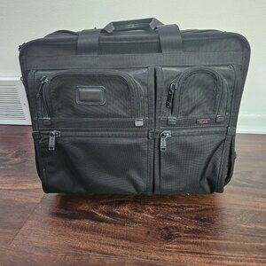 TUMI 26103DH Alpha Rolling Laptop Bag under seat carry-on luggage topper